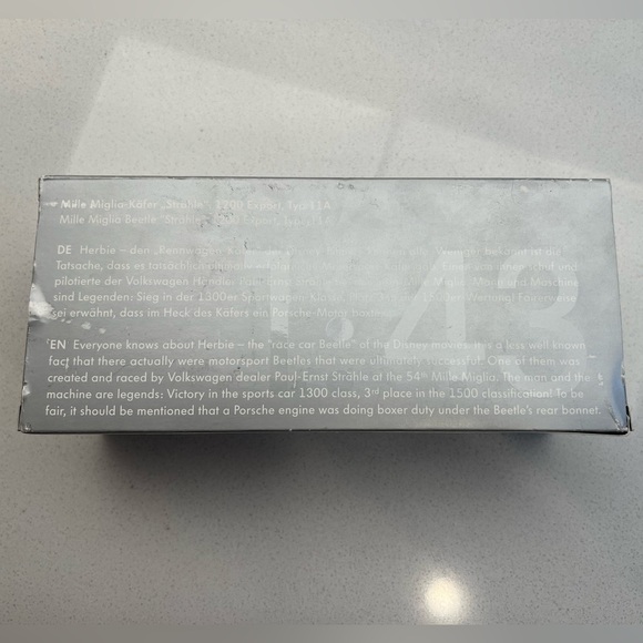 Volkswagen Model Car VW Beetle Bug Scale 1/43 Mille Miglia #347 1954 Green - Picture 8 of 14